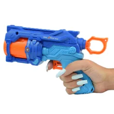 imagen de Bala de espuma: arma de tiro manual Reflex 4 con cargador rotativo y diana de 22cm 6