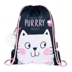 Bambino Kitty mochila de gato, bolsa deportiva 43x34cm