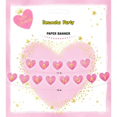 Banner de fiesta "Feliz Cumpleaños" de Little Princess