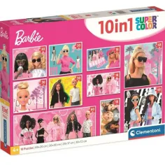 Barbie 10 en 1 puzzle set - Clementoni