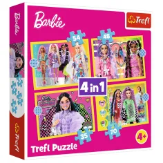 Barbie 4 en 1 rompecabezas - Trefl