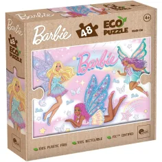 Barbie amigas de hadas 48 piezas Eco mini puzzle 35x25cm - Lisciani