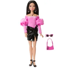 imagen de Barbie Amigas Trendy - Falda Corta Negra - Mattel 2