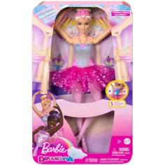 Barbie®: Bailarina Arcoíris Brillante con cabello rubio y luz - Mattel
