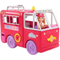 imagen de Barbie: Conjunto de juego de camión de bomberos Chelsea - Mattel 3