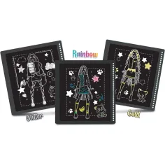 imagen de Barbie Cutie kit de raspado de imágenes de 44 páginas - Lisciani 3