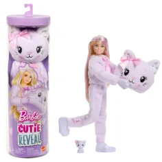 Barbie: Cutie Reveal muñeca sorpresa - Gato - Mattel