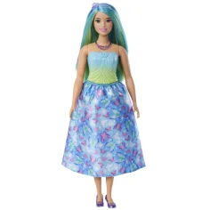 imagen de Barbie Dreamtopia: Muñeca princesa con vestido de mariposas azules - Mattel 2