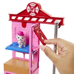 imagen de Barbie: Juego de estación de bomberos - Mattel 4
