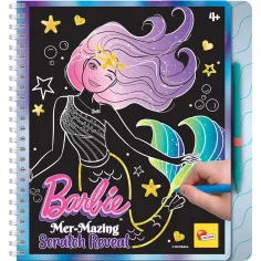 Barbie Mer-Mazing kit de rascar imágenes de 44 páginas - Lisciani