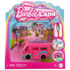 Barbie: Mini BarbieLand vehículos - Set de autocaravana de ensueño - Mattel