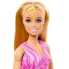 imagen de Barbie: Muñeca de yoga flexible con cabello rubio - Mattel 5