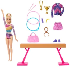imagen de Barbie: Muñeca gimnasta con accesorios - Mattel 2