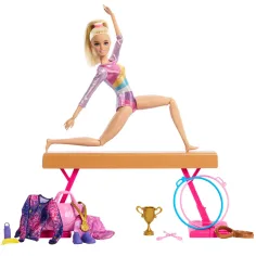 imagen de Barbie: Muñeca gimnasta con accesorios - Mattel 3