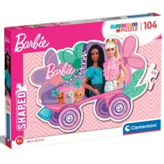 Barbie patines Supercolor rompecabezas de 104 piezas - Clementoni