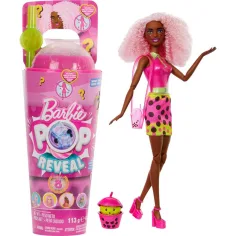 Barbie: Slime Reveal Fiesta de Bubi Muñeca Rosa - Mattel