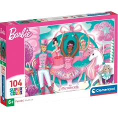 imagen de Barbie y el Cascanueces Super Color puzzle de 104 piezas - Clementoni 1