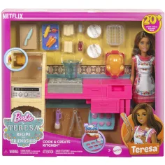 Barbie y Teresa: Juego de cocina de ensueño - Mattel