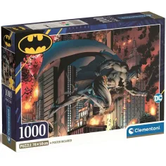 Batman rompecabezas compacto de 1000 piezas 70x50cm - Clementoni
