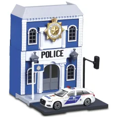 imagen de Bburago city - Audi A6 coche de policía y comisaría 1 /43 3
