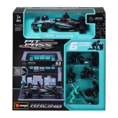 Bburago: Coche de carrera F1 1/43 - MB AMG W15 E Performance box