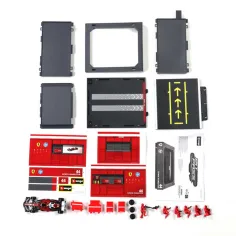 imagen de Bburago: Coche de carrera F1 - Ferrari SF-25 Pit / Lewis Hamilton 1/43 3