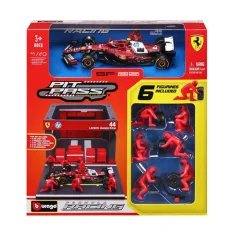 Bburago: Coche de carrera F1 - Ferrari SF-25 Pit / Lewis Hamilton 1/43