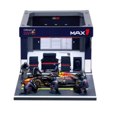 imagen de Bburago: Coche de carrera F1 - Red Bull RB21 Pit / Max Verstappen 1/43 2