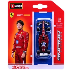 Bburago: Ferrari SF-25 F1 coche de carreras (2025) modelo de metal 1/64 (Charles Leclerc #16)