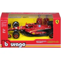 Bburago: Ferrari SF24 F1 coche de carreras modelo de metal 1/43