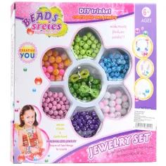 Beads Series: Kit de creación de joyas con 100+ cuentas
