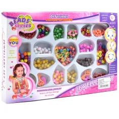 Beads Series: Set de joyería con cuentas y llaves 100+ cuentas