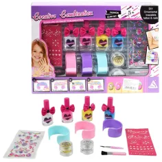Beauty World: Estudio de decoración de uñas y tatuajes de brillo de 13 piezas