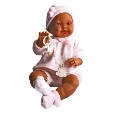 Bebé criollo en ropa rosa de 45cm