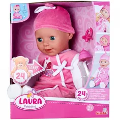 Bebé Laura con sonido y chupete 38cm - Simba Toys