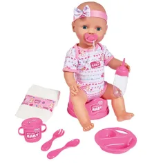 imagen de Bebé New Born con accesorios que orina 43cm - Simba Toys 2