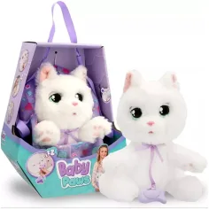 imagen de Bebé Patas figura de peluche interactiva – Gato blanco 1