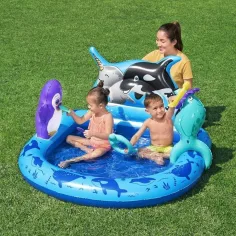 imagen de Bestway: Amigos Polares piscina inflable 134×131×73 cm 2