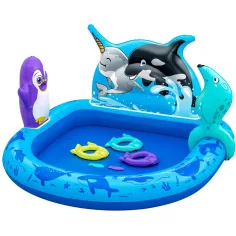 Bestway: Amigos Polares piscina inflable 134×131×73 cm