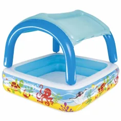 Bestway: Beach Buddy™ piscina inflable con techo protector solar 140 x 140 x 114 cm