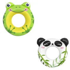 Bestway: Divertido flotador de panda o rana 1ud