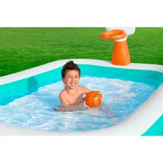 imagen de Bestway: Dunk N' Splash™ piscina de baloncesto con aro 251x168x102cm 3