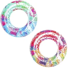 Bestway: Flotador inflable con diseño tropical abstracto en dos versiones de 91 cm