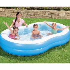 imagen de Bestway: Piscina Familiar Lagoon piscina ovalada de dos anillos 262 x 157 x 46 cm 5