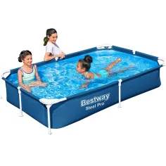 imagen de Bestway: Steel Pro piscina de marco de metal 221x150x43cm 2