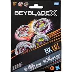 Beyblade X Tigre Perla 3-85WB y Coil Orochi 6-60LF set de peonzas - Hasbro