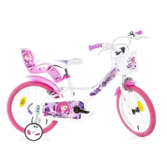 Bicicleta blanca Sfera Fairy tamaño 12 - bicicleta Dino Bikes