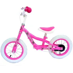 Bicicleta de equilibrio rosa con freno 12" - Spartan