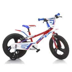 Bicicleta de montaña R1 rojo-azul para niños tamaño 16