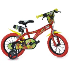 Bicicleta infantil Bing roja tamaño 14 - bicicleta Dino Bikes